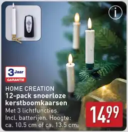 ALDI 12-pack snoerloze kerstboomkaarsen aanbieding