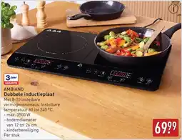 ALDI Ambiano Dubbele inductieplaat aanbieding