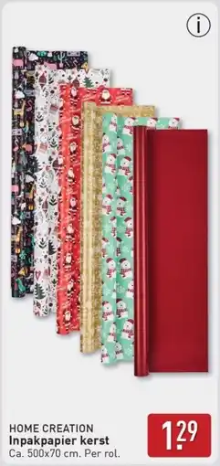 ALDI Home Creation Inpakpapier kerst aanbieding