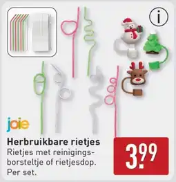 ALDI Herbruikbare rietjes Rietjes aanbieding