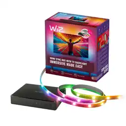 MediaMarkt WIZ Hdmisync Box Met Tv Verlichting - Entertainment Starterkit Inclusief Rgbic Led Strip Voor 55-65 aanbieding