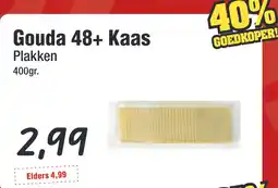 Budget Food Gouda 48+ Kaas aanbieding