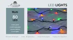 Pets Place Anna's Collection Led Verlichting Met Trafo - Kerstverlichting - 8 m Multi-Color 8 led aanbieding