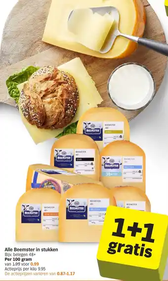 Albert Heijn Alle Beemster in stukken aanbieding