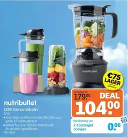 Albert Heijn Nutribullet 1200 combo blender aanbieding