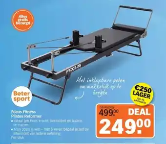 Albert Heijn Focus fitness pilates reformer aanbieding