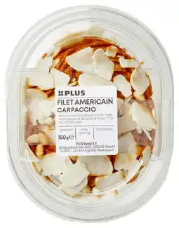 PLUS PLUS Filet americain carpaccio aanbieding