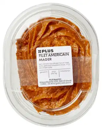 PLUS PLUS Filet americain mager aanbieding