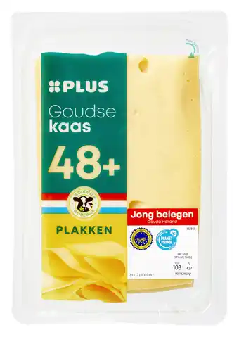 PLUS PLUS Goudse jong belegen 48+ plakken aanbieding
