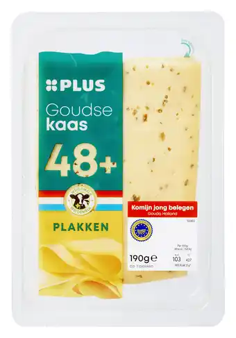 PLUS PLUS Goudse jong belegen komijn plakken aanbieding