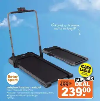 Albert Heijn Inklapbare loopband walkpad aanbieding