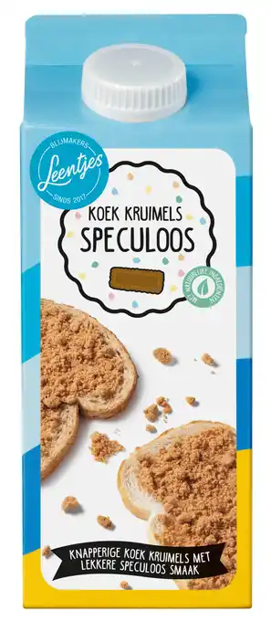 PLUS Leentjes Koek Kruimels Speculaas aanbieding