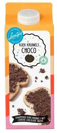 PLUS Leentjes Koek Kruimels Chocolade aanbieding