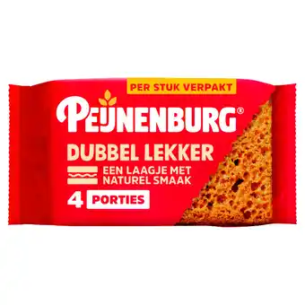 PLUS Peijnenburg Dubbel lekker naturel 4-pack aanbieding