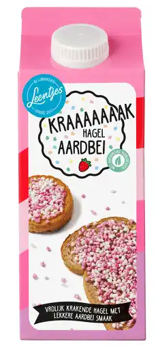 PLUS Leentjes Kraak Hagel Aardbei aanbieding
