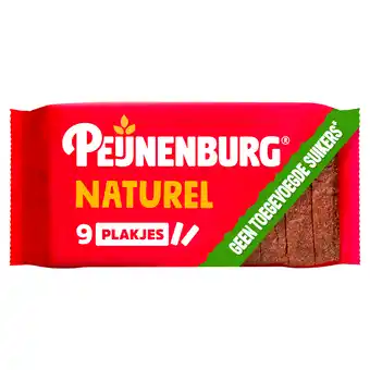 PLUS Peijnenburg Naturel zonder toegev. suiker gesneden aanbieding
