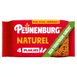 PLUS Peijnenburg Naturel zonder toegev. suiker 4-pack aanbieding