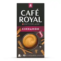PLUS Café Royal Koffiecups cinnamon flavour aanbieding