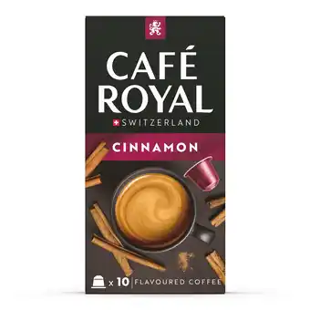 PLUS Café Royal Koffiecups cinnamon flavour aanbieding
