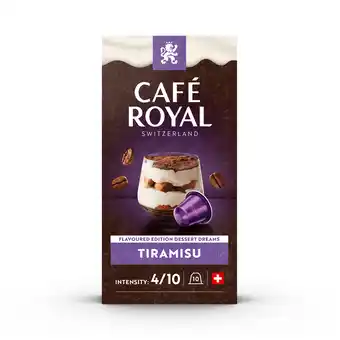 PLUS Café Royal Koffiecups tiramisu flavour aanbieding