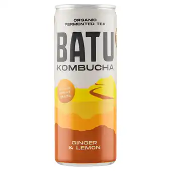 PLUS Batu Kombucha ginger & lemon aanbieding