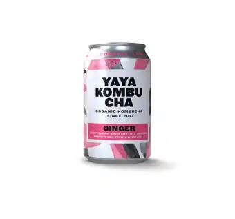 PLUS YAYA Kombucha ginger aanbieding