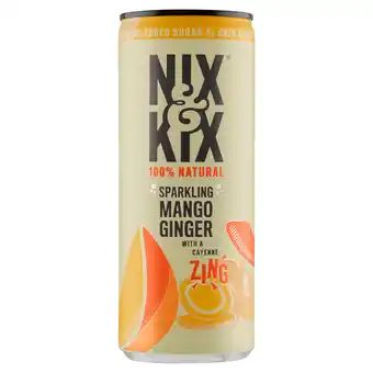 PLUS Nix & Kix Sparkling mango ginger aanbieding