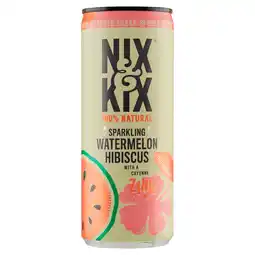 PLUS Nix & Kix Sparkling watermelon hibiscus aanbieding