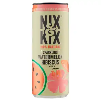 PLUS Nix & Kix Sparkling watermelon hibiscus aanbieding