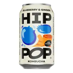 PLUS Hip Pop Kombucha blueberry & ginger aanbieding