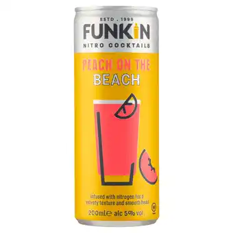PLUS Funkin Cocktails Peach on the beach aanbieding