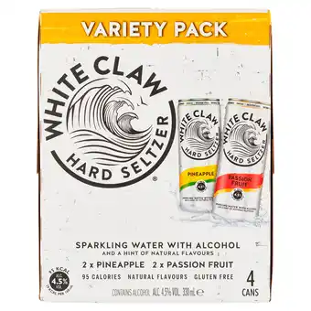 PLUS White Claw Mix pack blik 4.5% aanbieding