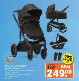 Albert Heijn Deryan noa 3-in-1 kinderwagen inclusief autostoel aanbieding
