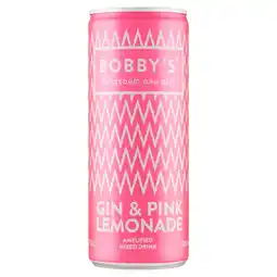 PLUS Bobby's Gin & Pink Lemonade aanbieding