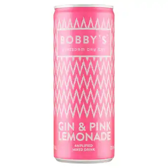 PLUS Bobby's Gin & Pink Lemonade aanbieding