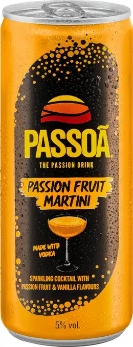 PLUS Passoã Passion Fruit Martini aanbieding