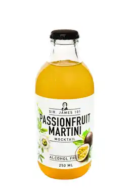 PLUS Sir James 101 Passionfruit Martini aanbieding