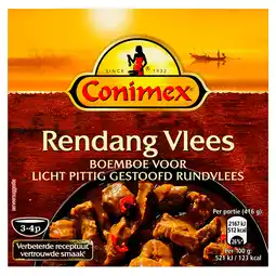 PLUS Conimex Boemboe rendang vlees aanbieding