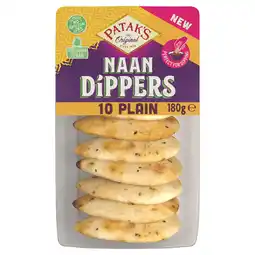 PLUS Patak's Naan dippers aanbieding