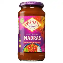 PLUS Patak's Madras saus aanbieding