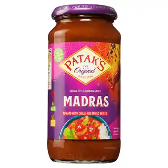 PLUS Patak's Madras saus aanbieding