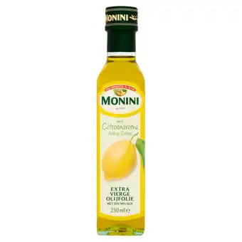 PLUS Monini Olijfolie met natuurlijk citroenaroma aanbieding