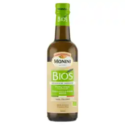 PLUS Monini Olijfolie met biologisch keurmerk aanbieding