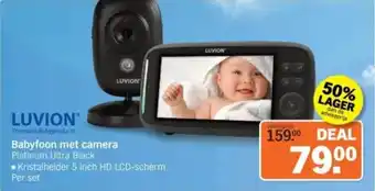 Albert Heijn Luvion babyfoon met camera aanbieding