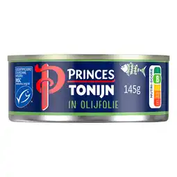 PLUS Princes Tonijnstukken in olijfolie MSC aanbieding