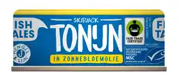 PLUS Fish Tales Skipjack tonijn in zonnebloemolie MSC aanbieding