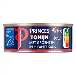 PLUS Princes Tonijnstukken met groenten MSC aanbieding