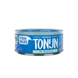 PLUS Fish Tales Skipjack tonijn in water MSC aanbieding
