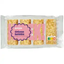 PLUS PLUS Crème Brulée koekjes aanbieding