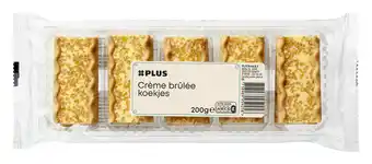 PLUS PLUS Crème Brulée koekjes aanbieding